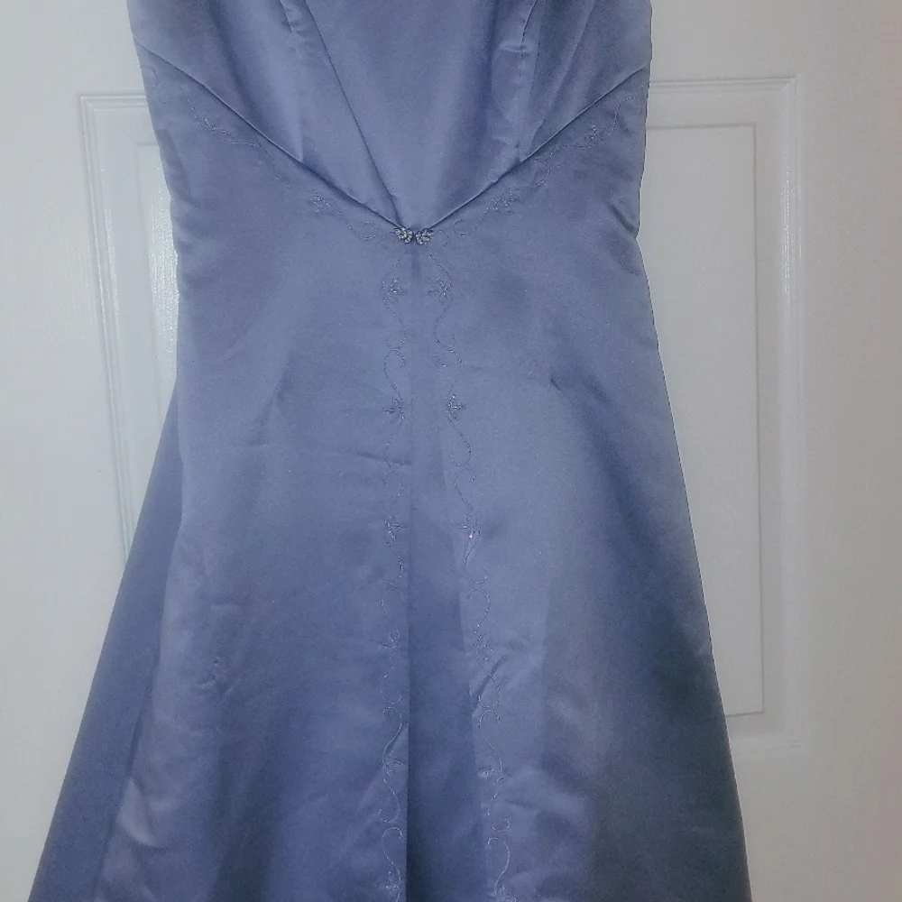 Michaelangelo Periwinkle Bridesmaid Dress - Picture 1 of 6